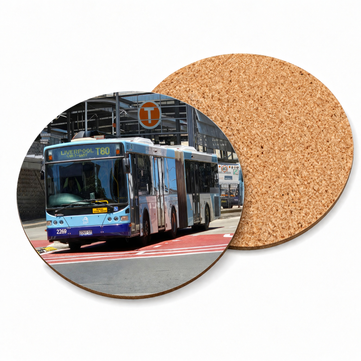 Volvo B12BLEA Artic | Round Drink Coaster