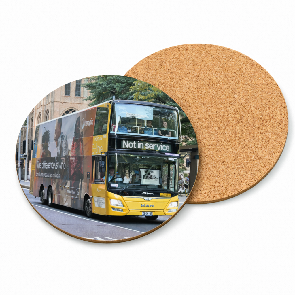 MAN ND323F Double Decker | Round Drink Coaster