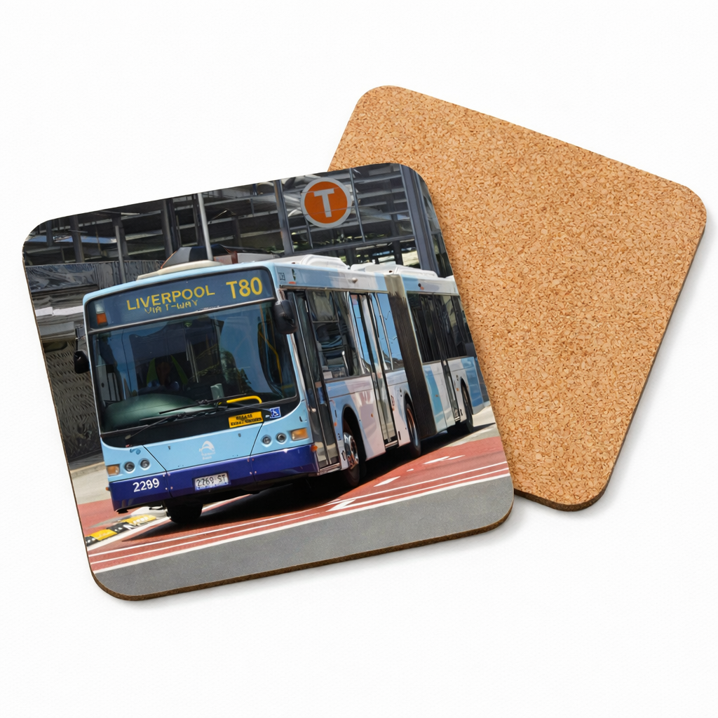 Volvo B12BLEA Artic | Square Drink Coaster