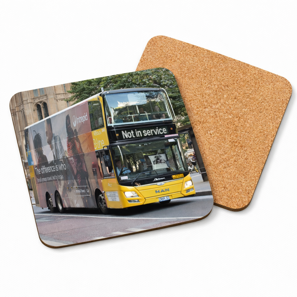 MAN ND323F Double Decker | Square Drink Coaster
